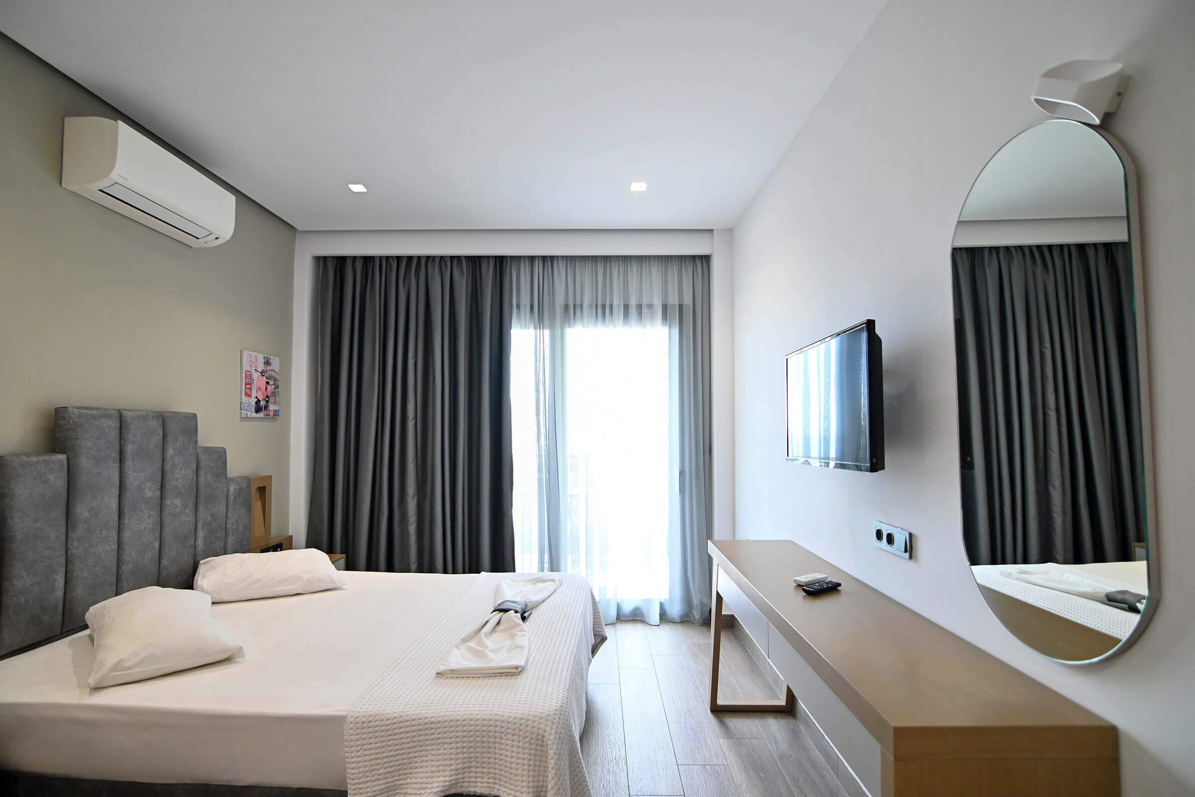 Junior Suite with Sea View | Amalia Rooms Sea View | Nea Vrasna
