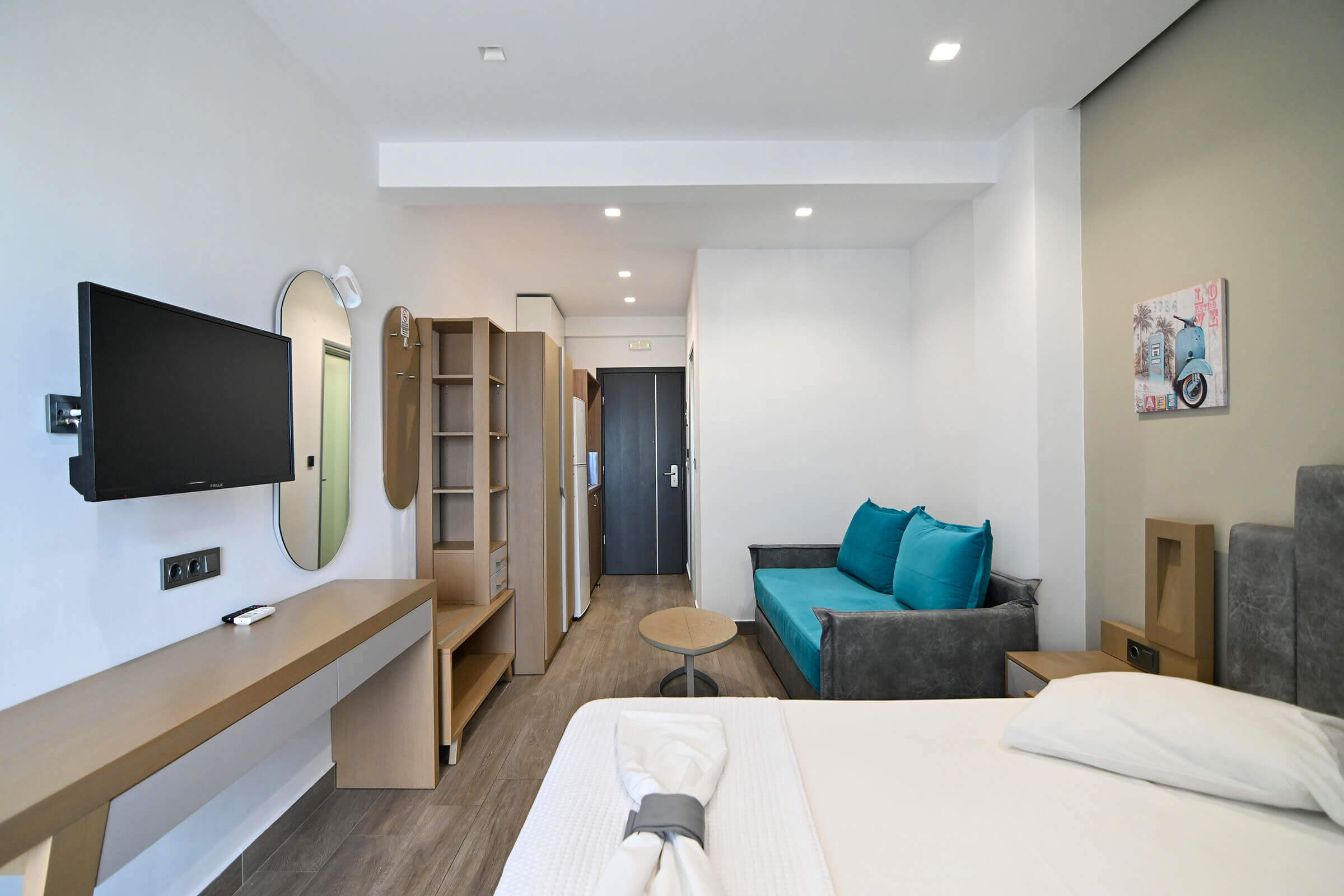 Junior Suite with Sea View | Amalia Rooms Sea View | Nea Vrasna