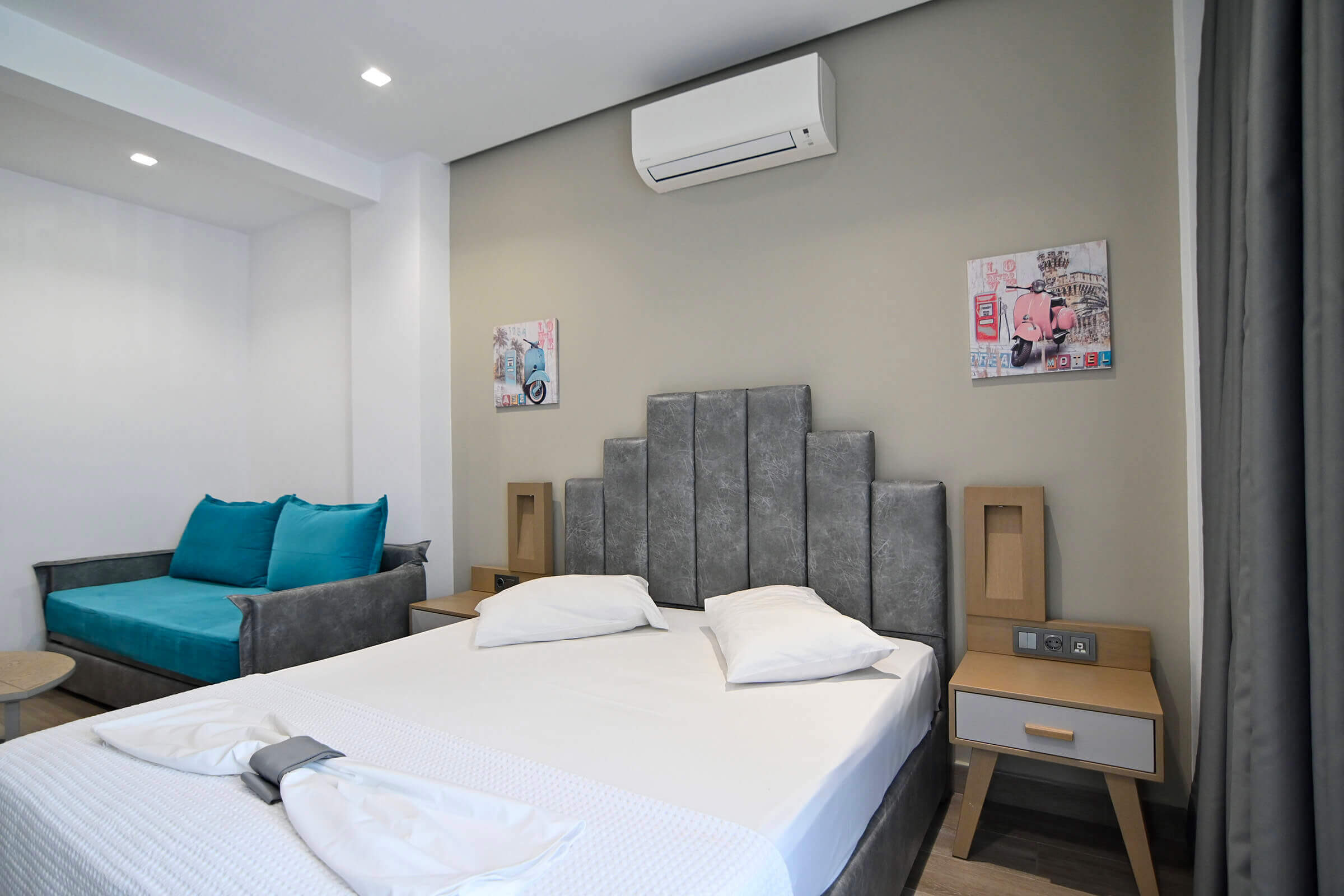 Junior Suite with Sea View | Amalia Rooms Sea View | Nea Vrasna