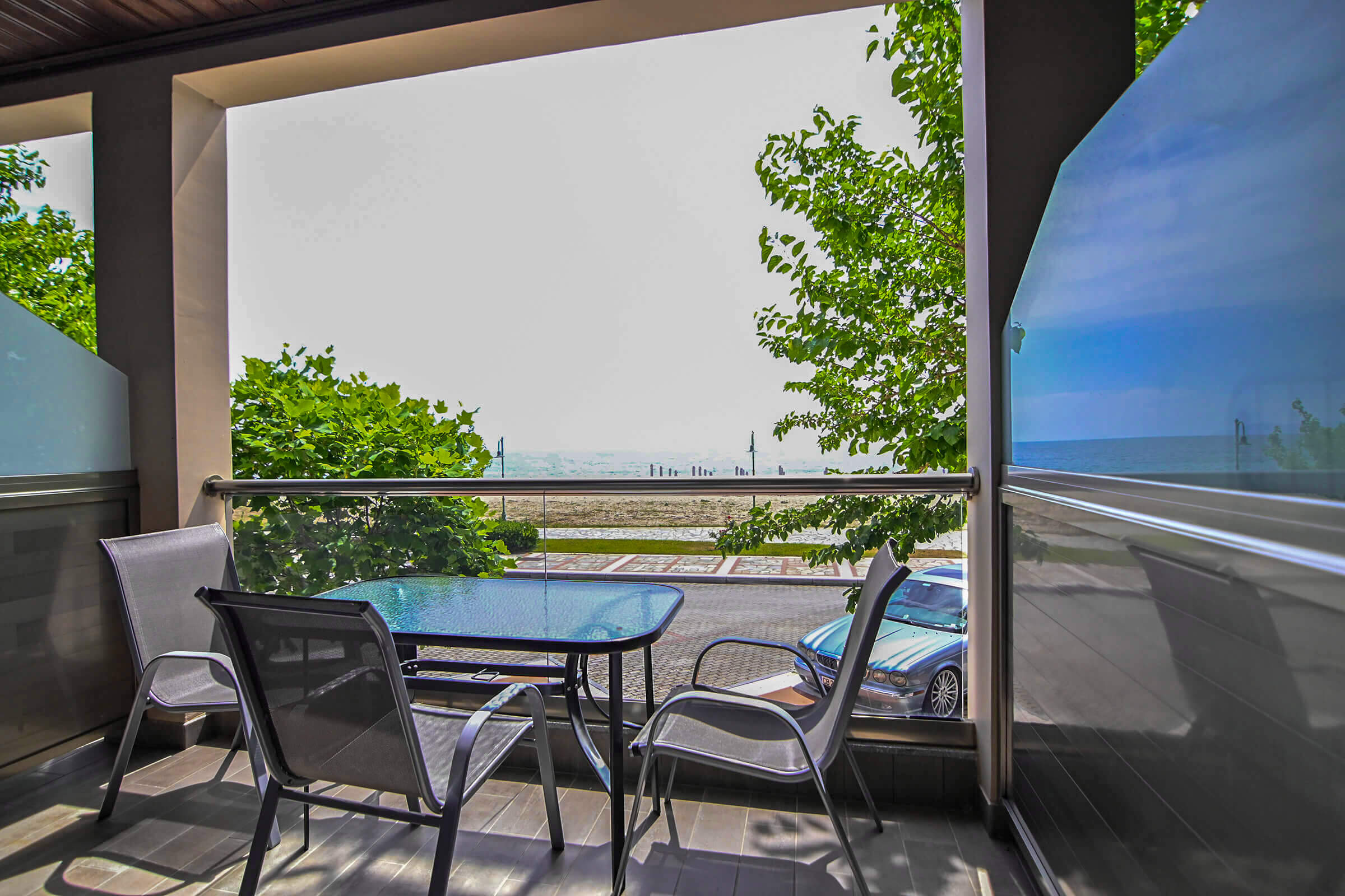 Junior Suite with Sea View | Amalia Rooms Sea View | Nea Vrasna