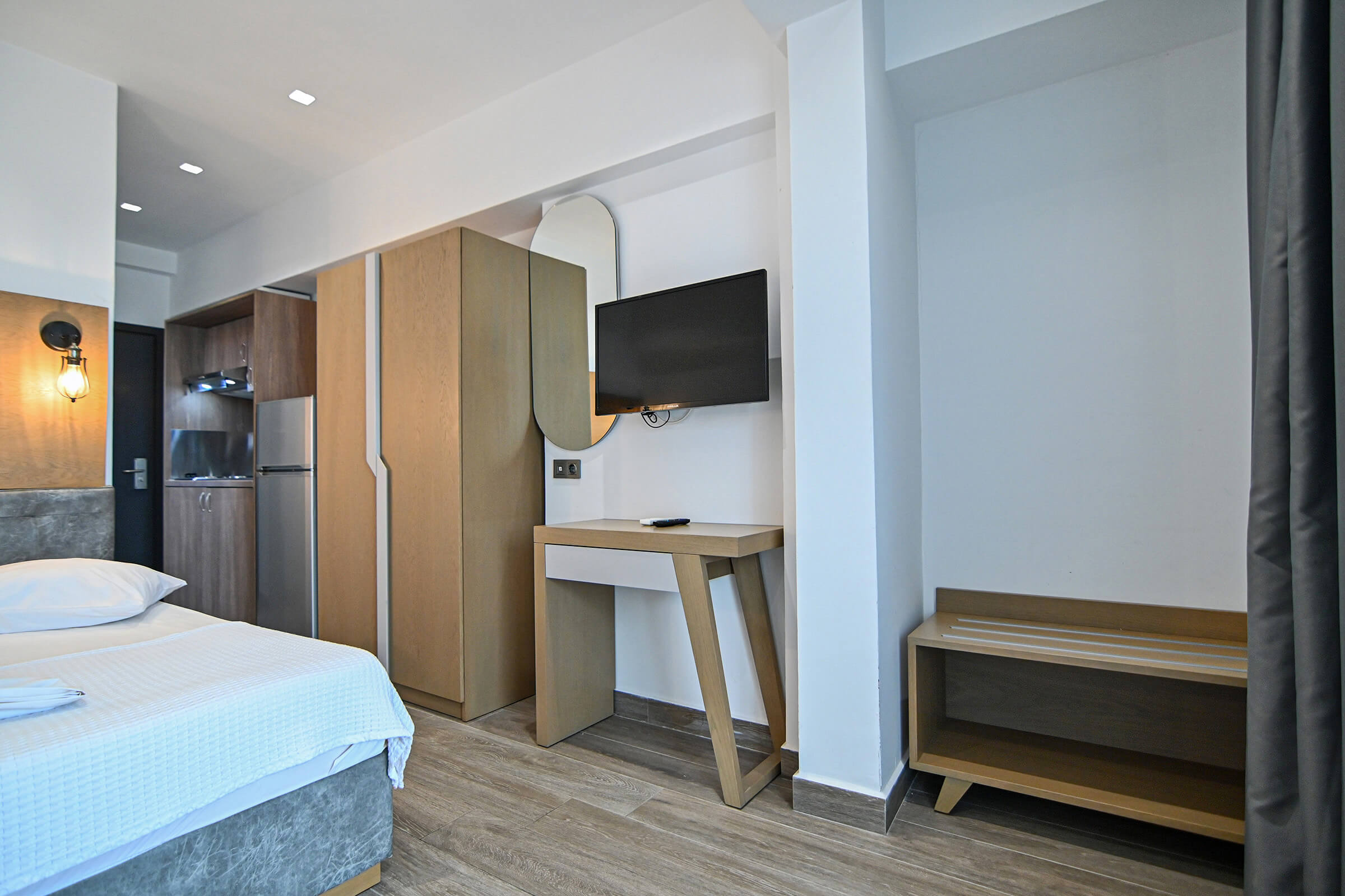Deluxe Double Room with Sea View | Amalia Rooms Sea View | Nea Vrasna