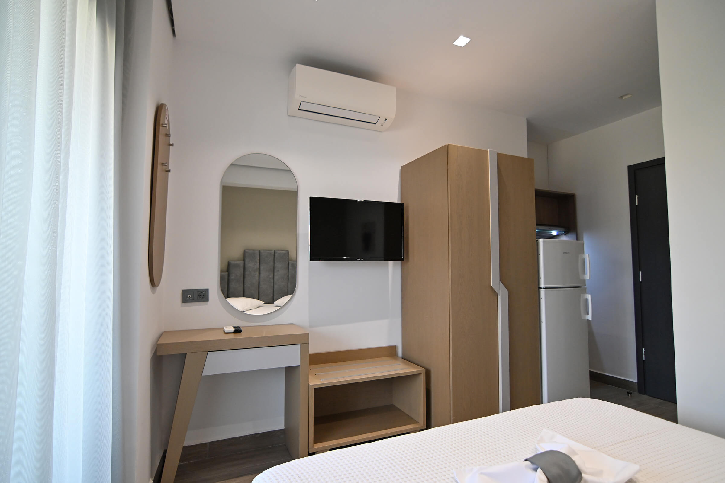 Double Room with Mountain View | Amalia Rooms Sea View | Nea Vrasna