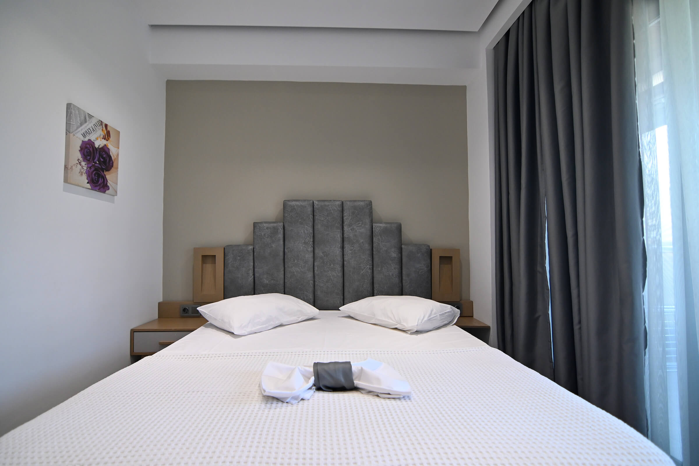 Double Room with Mountain View | Amalia Rooms Sea View | Nea Vrasna