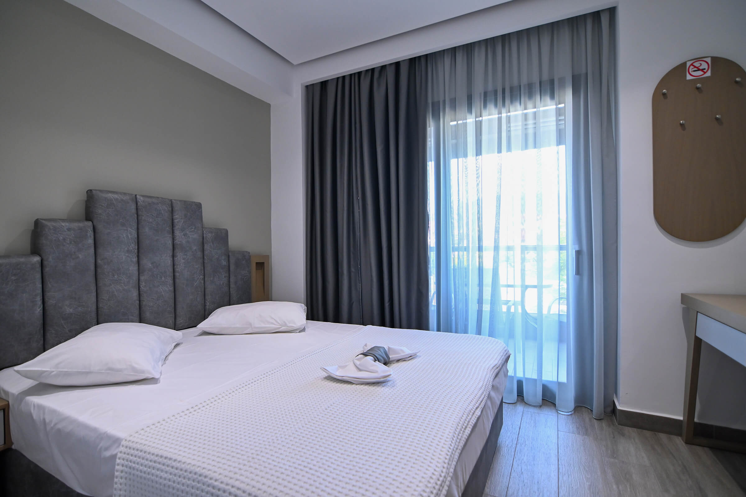 Double Room with Mountain View | Amalia Rooms Sea View | Nea Vrasna
