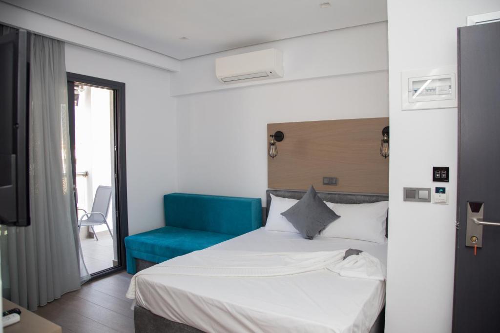 Double Room with Mountain View | Amalia Rooms Sea View | Nea Vrasna