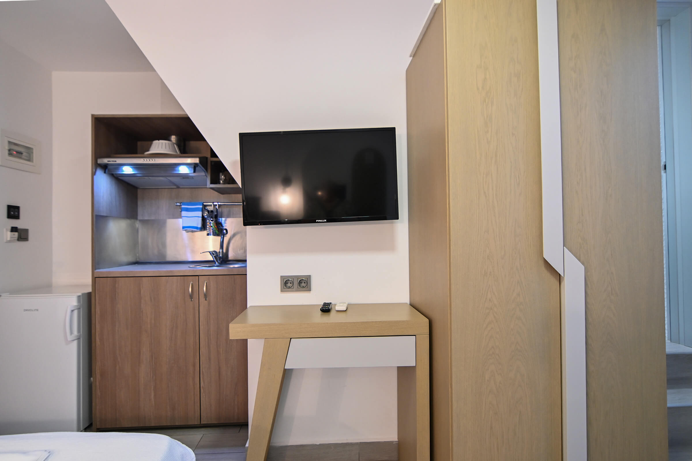 Economy Double Room | Amalia Rooms Sea View | Nea Vrasna