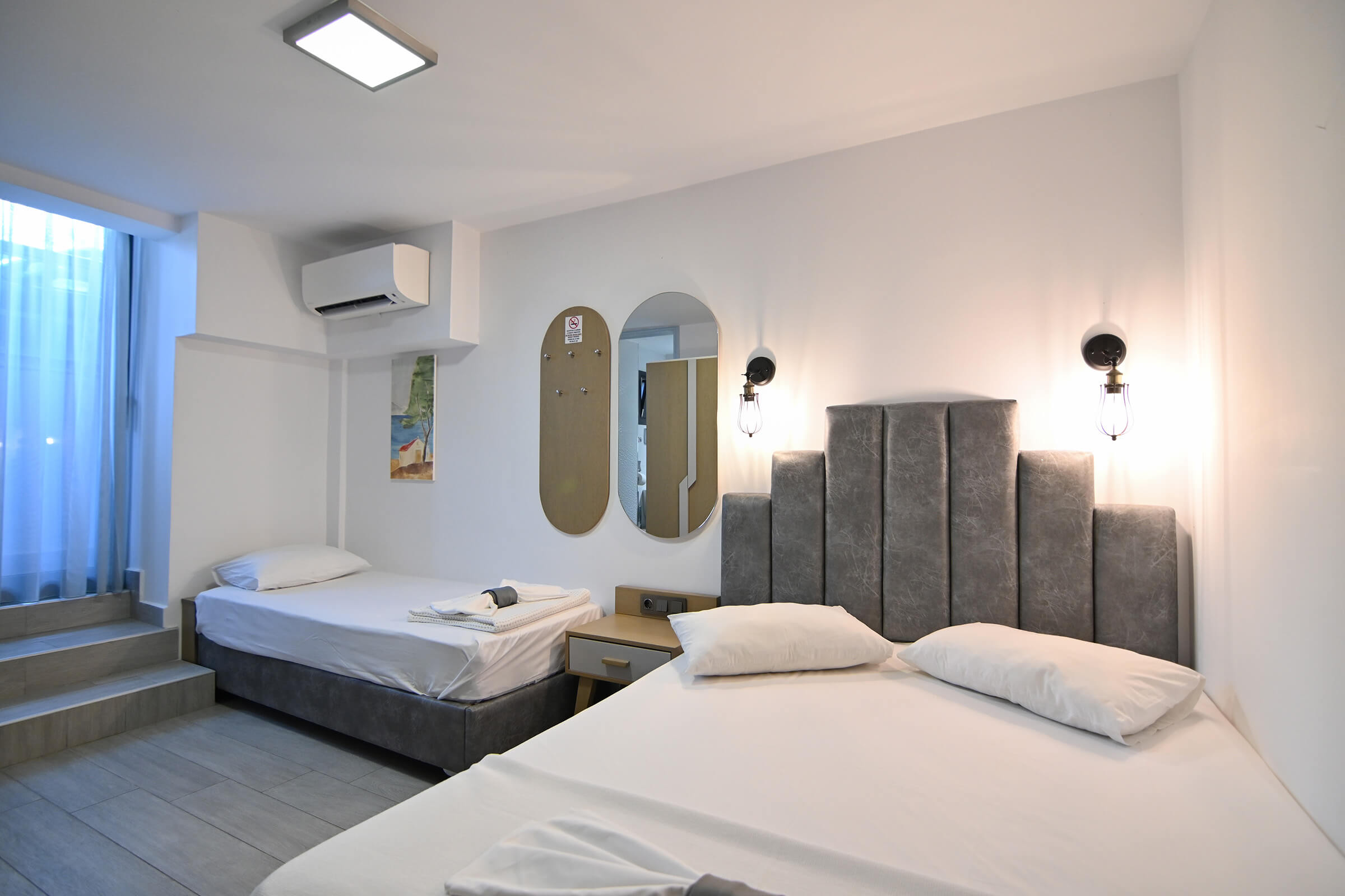 Economy Double Room | Amalia Rooms Sea View | Nea Vrasna