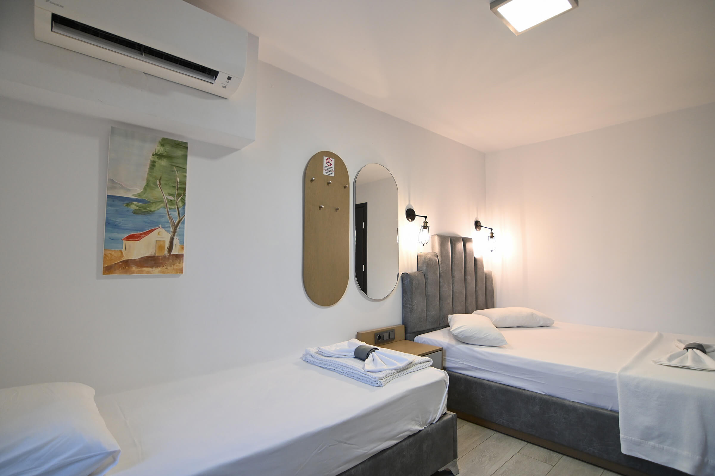 Economy Double Room | Amalia Rooms Sea View | Nea Vrasna