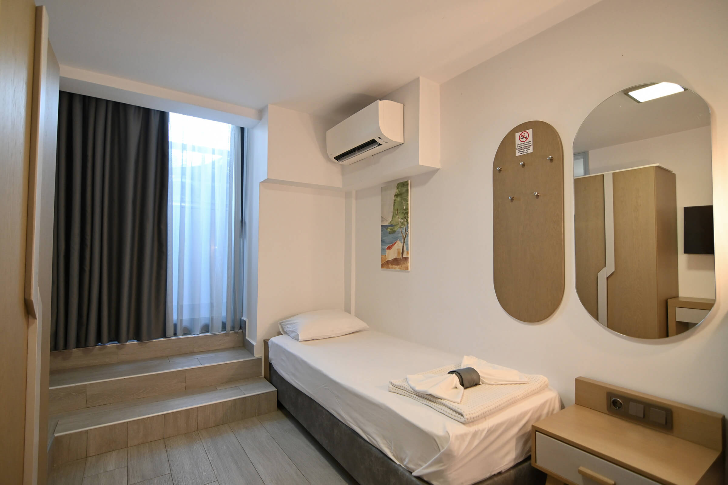 Economy Double Room | Amalia Rooms Sea View | Nea Vrasna