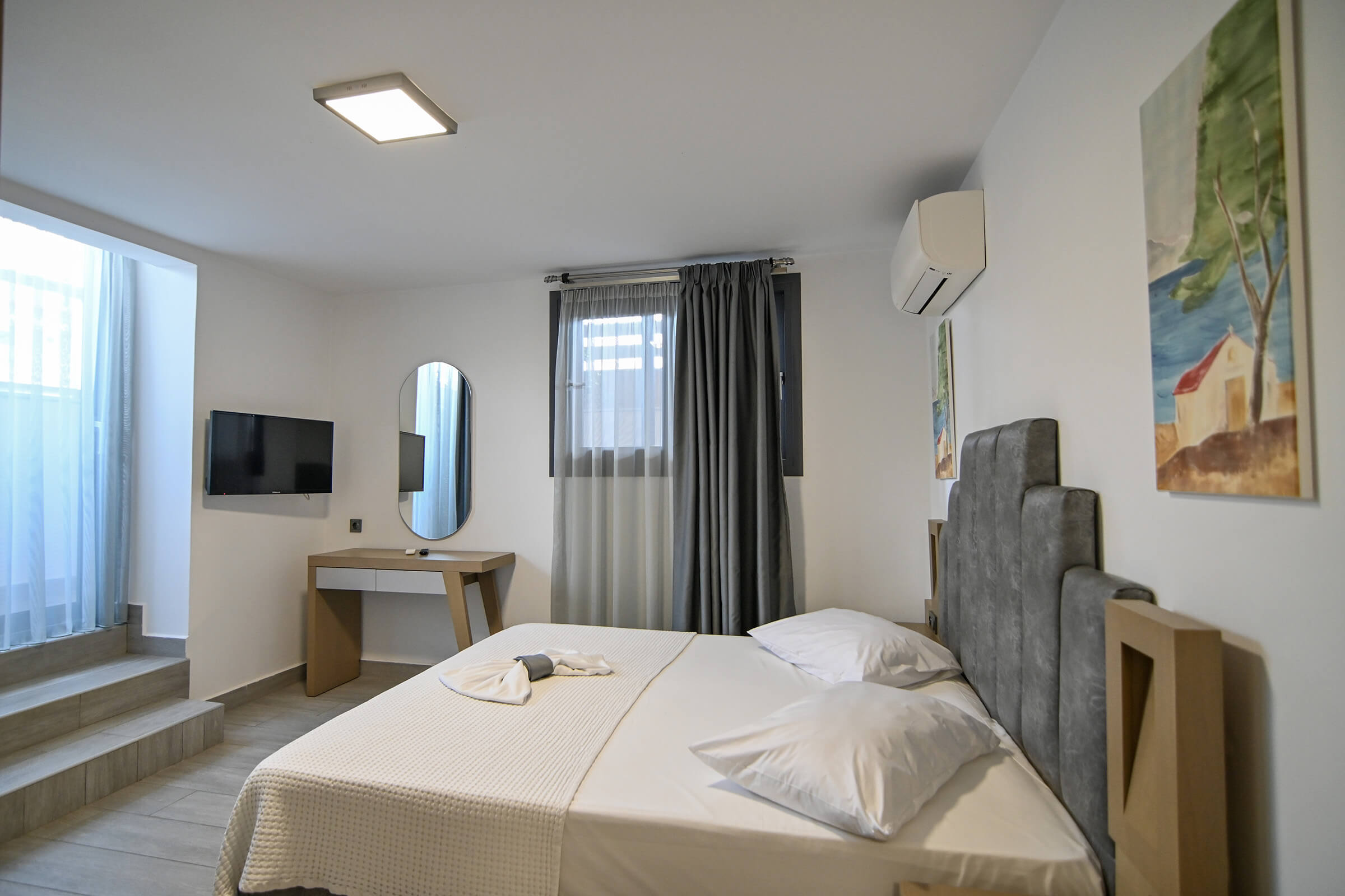 Economy Quadruble Room | Amalia Rooms Sea View | Nea Vrasna