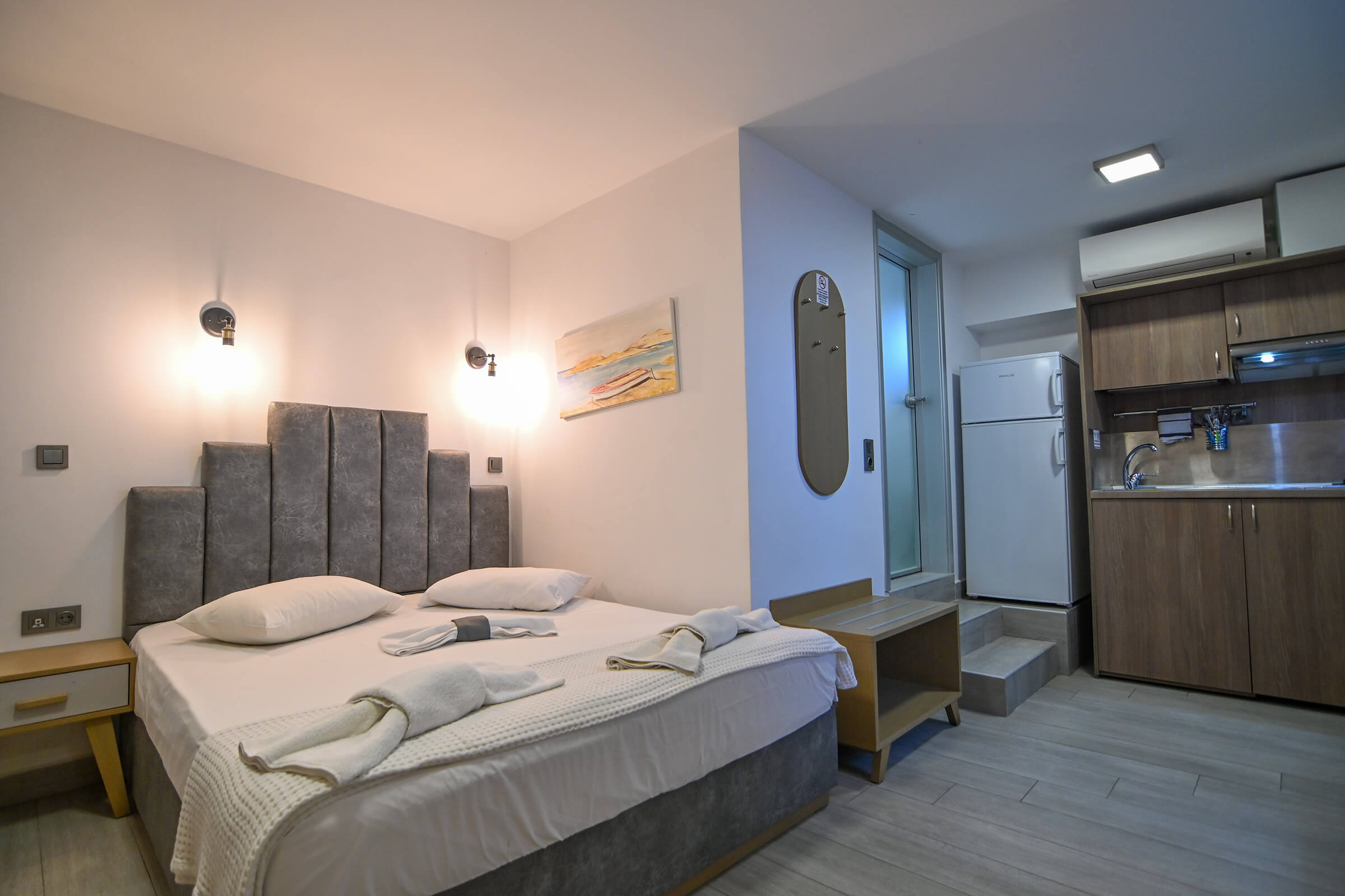 Economy Quadruble Room | Amalia Rooms Sea View | Nea Vrasna