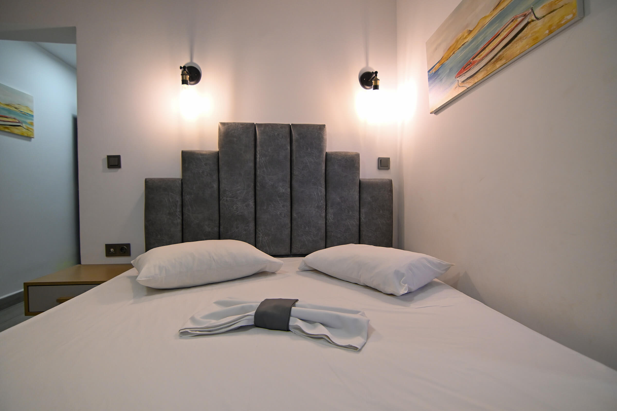 Economy Quadruble Room | Amalia Rooms Sea View | Nea Vrasna