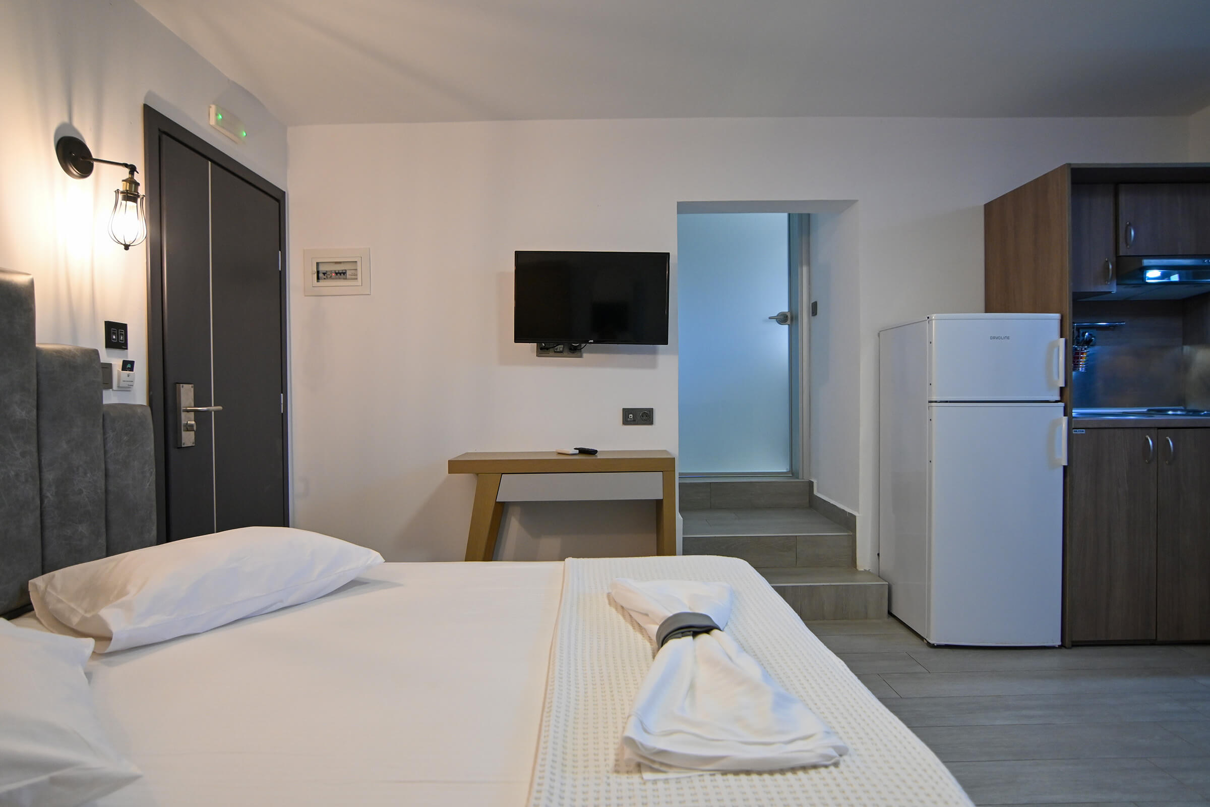 Economy Quadruble Room | Amalia Rooms Sea View | Nea Vrasna