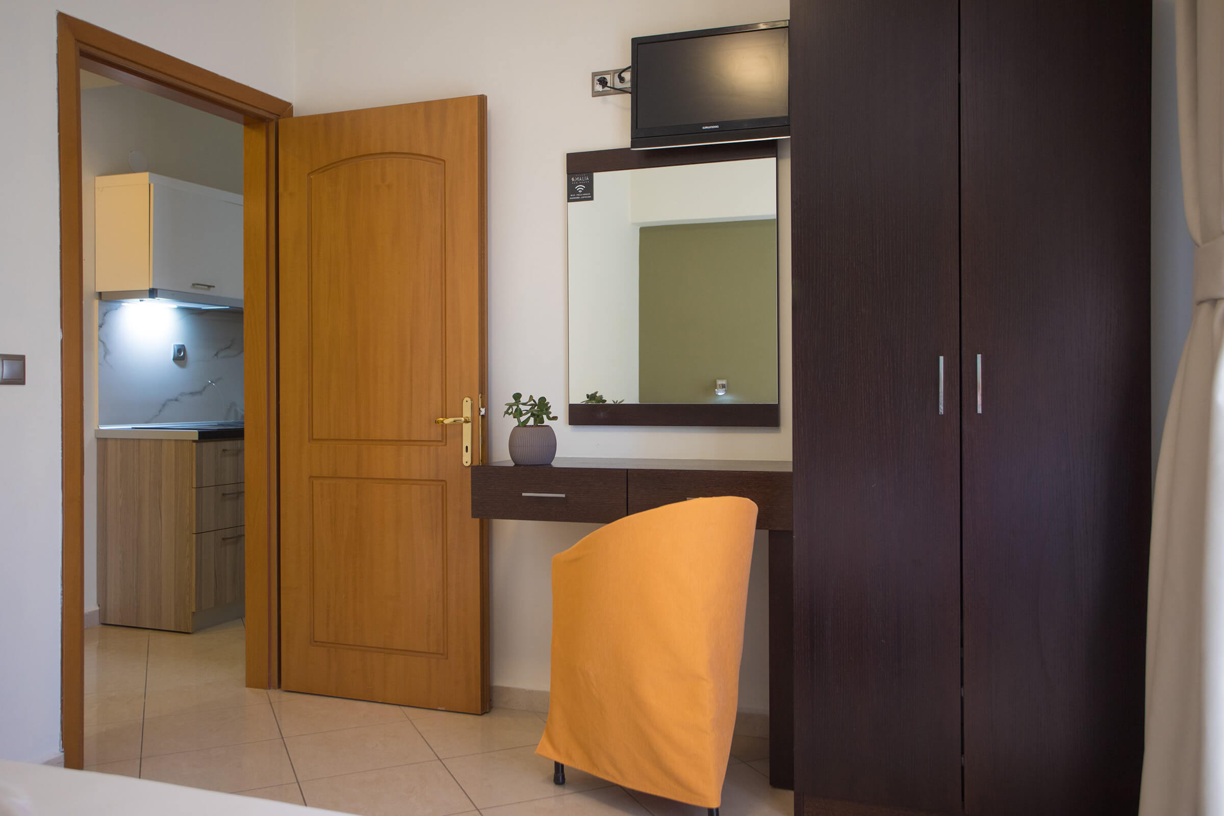 Studio with Sea View | Villa Amalia Sun Beach | Nea Vrasna