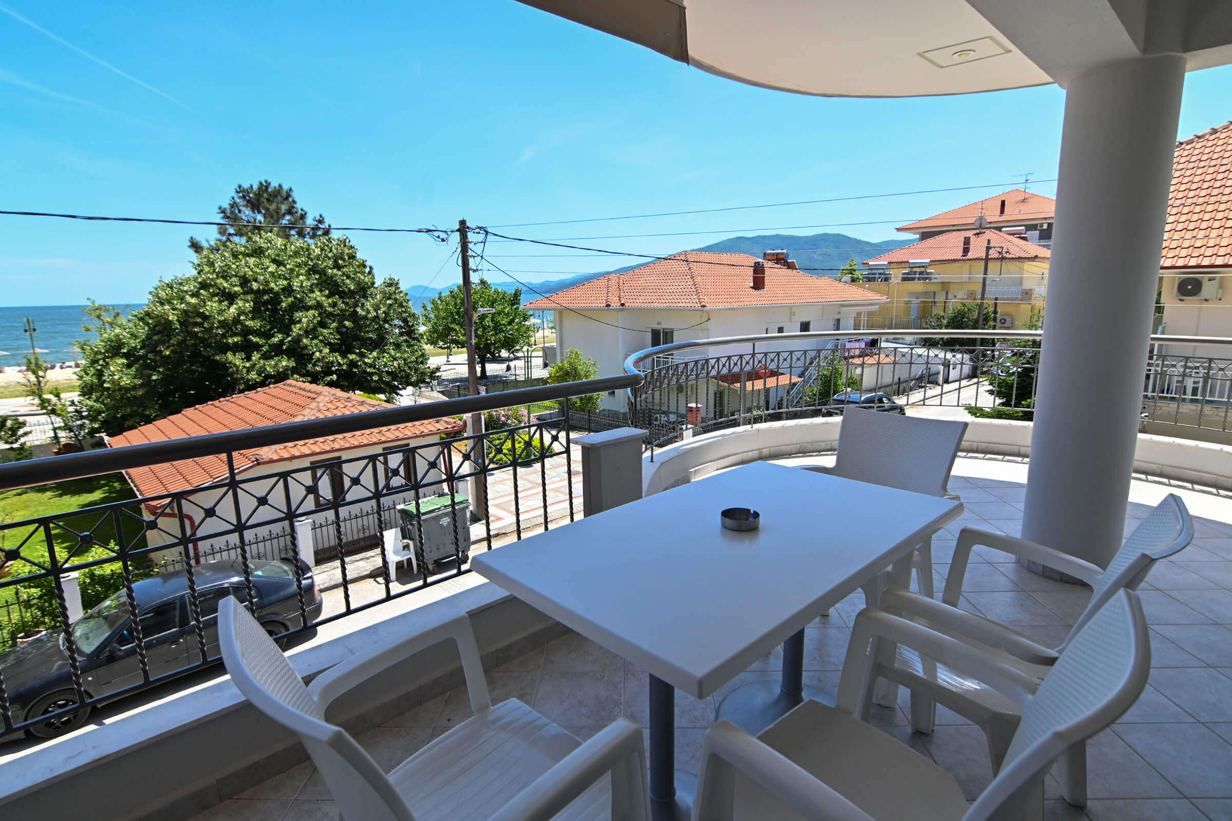Family Room With Sea View | Villa Amalia Sun Beach | Nea Vrasna