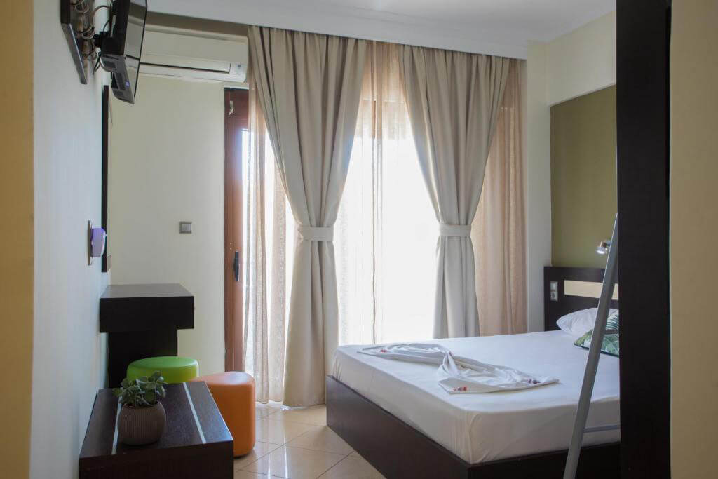 Family Room with Side Sea View | Villa Amalia Sun Beach | Nea Vrasna